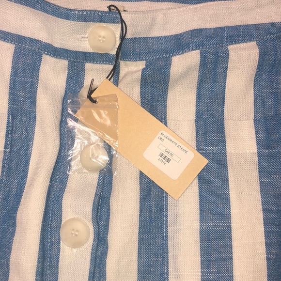 Gilli Linen stripped Skirt - Picture 4 of 8